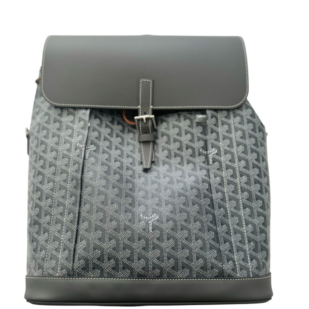 Rare NEW Goyard Alpin MM Backpack in Grey Monogram - Authentic Luxury,